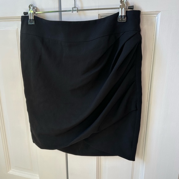 Helmut Lang Dry Crepe Twist Mini Skirt - Size 0 - Picture 2 of 9